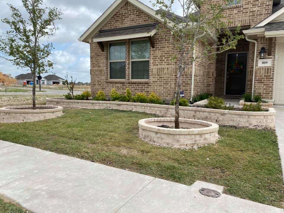 Flower Bed Edging project 4 in Euless