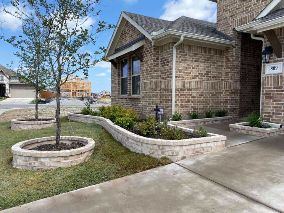 Flower Bed Edging project 5 in Euless